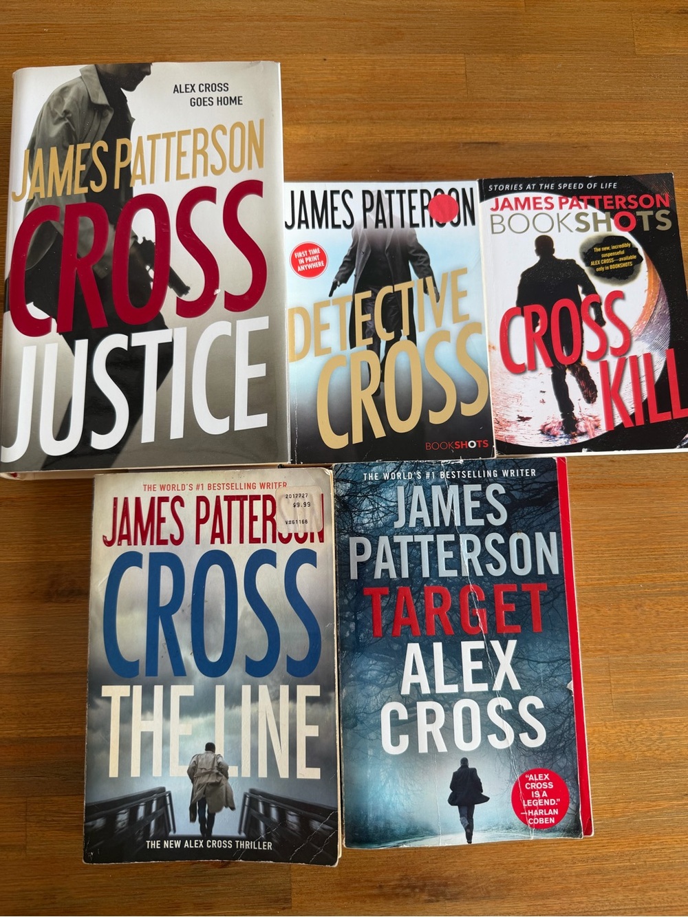 James Patterson Alex Cross Series - 5 Books - other Cross books available